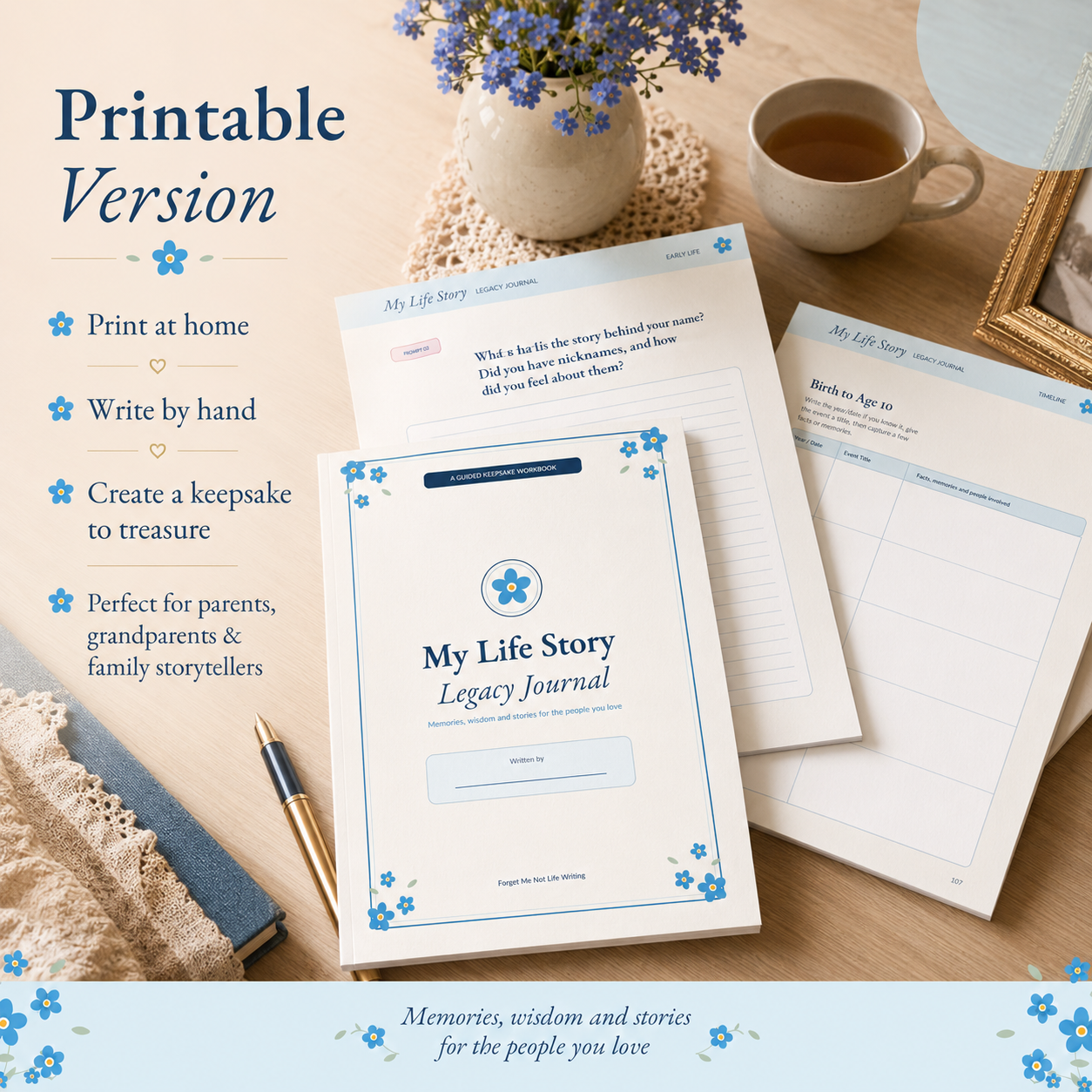 My Life Story Legacy Journal - Premium Edition