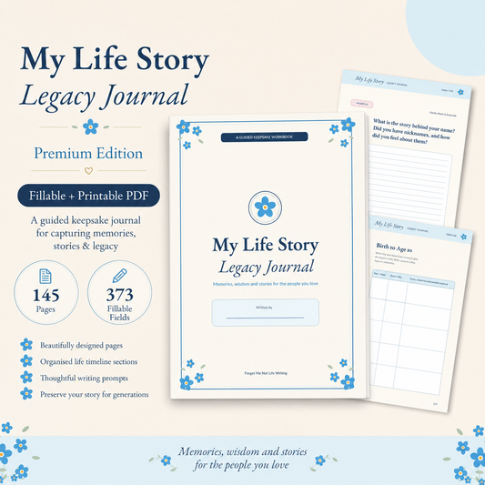My Life Story Legacy Journal - Premium Edition