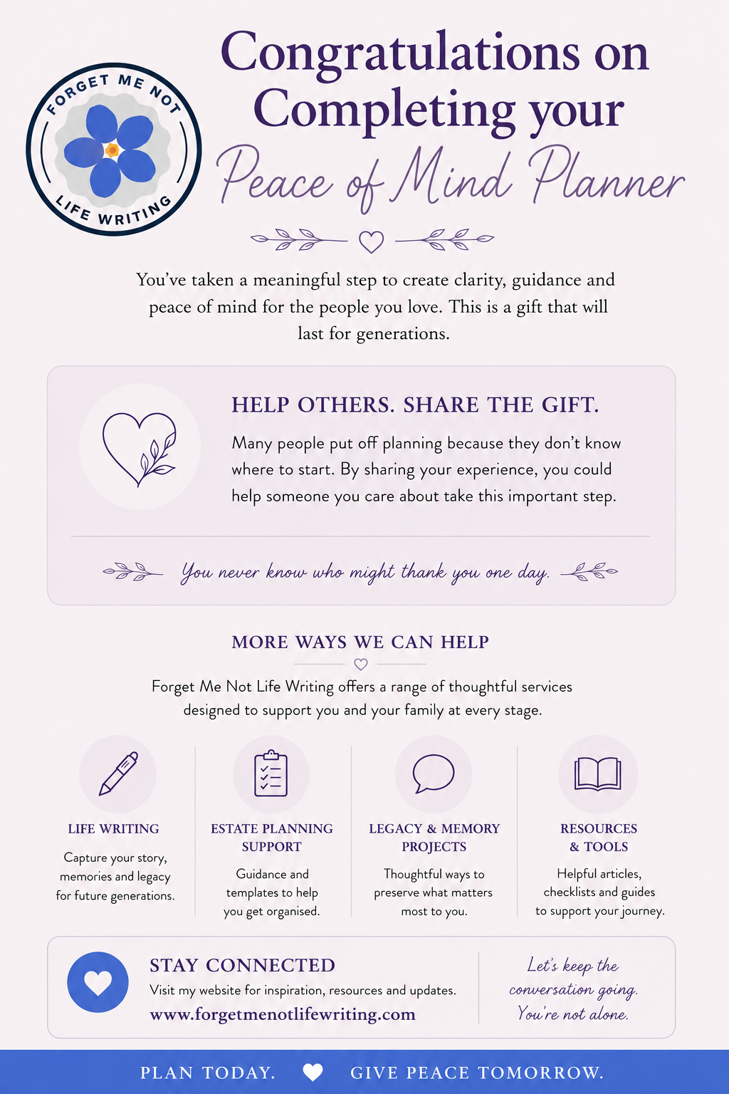 Peace of Mind Planner – New Zealand Edition (Printable PDF)