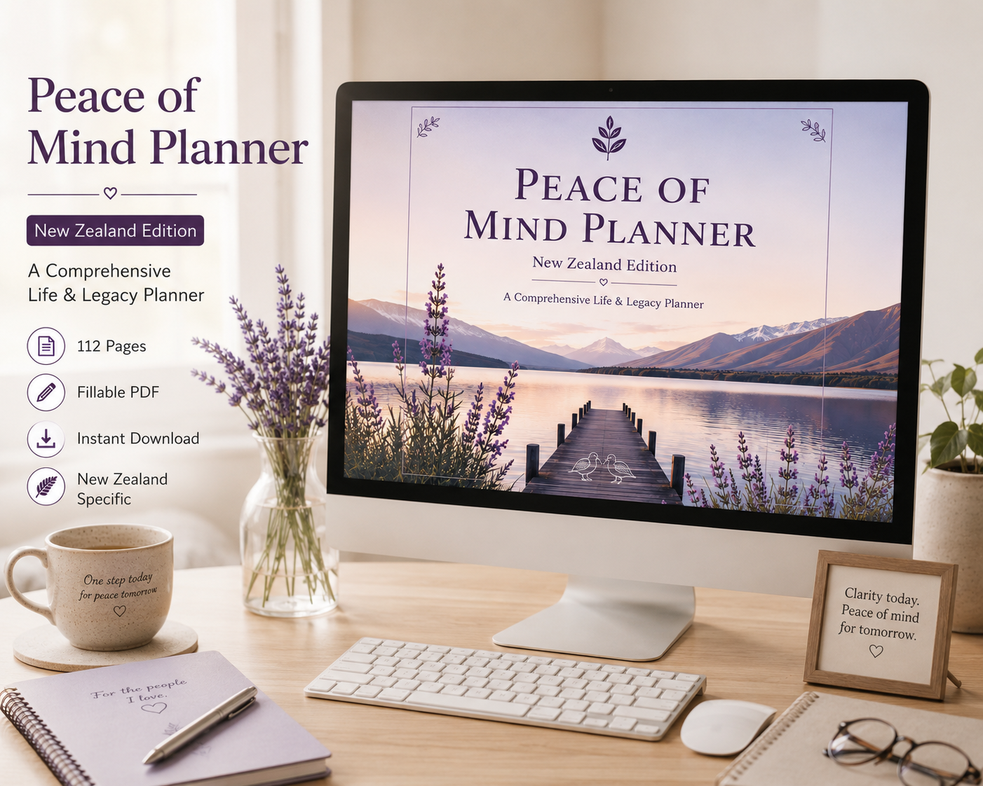 Peace of Mind Planner – New Zealand Edition (Fillable PDF)