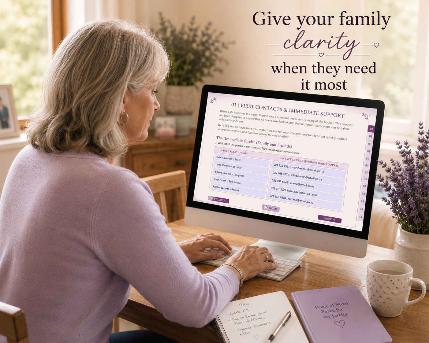 Peace of Mind Planner – New Zealand Edition (Fillable PDF)