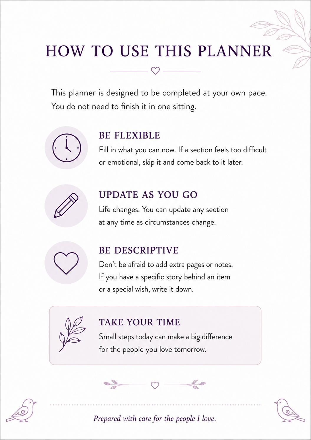 Peace of Mind Planner – New Zealand Edition (Printable PDF)