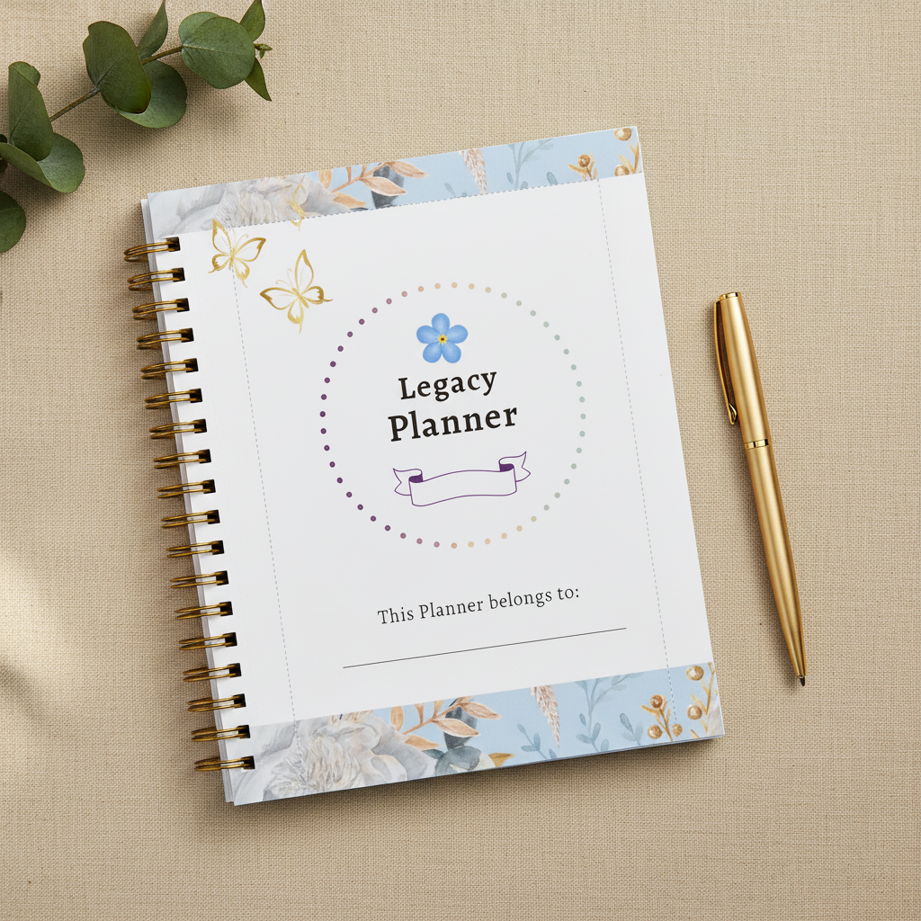 End of Life Planner - Etsy Main Image