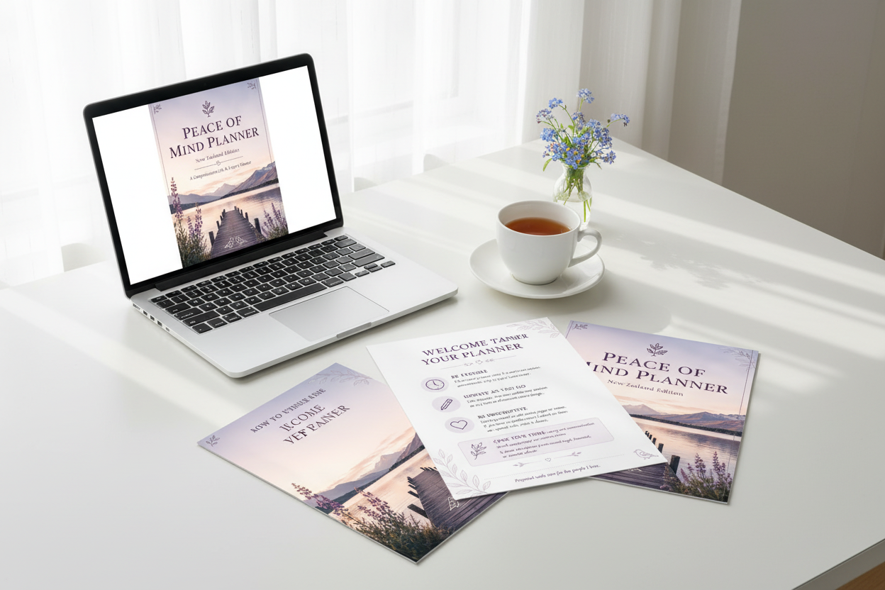 Flat lay hero mockup